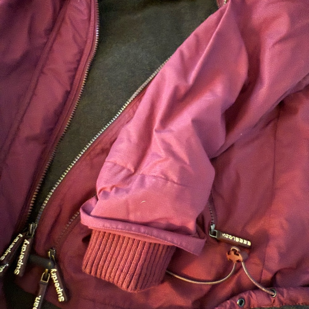 Superdry Maroon Windcheater Jacket - image 8